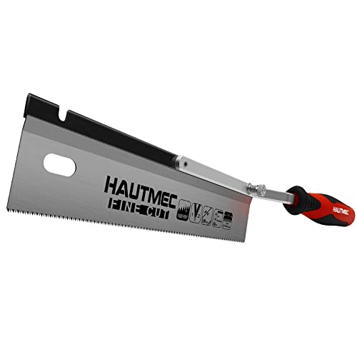 HAUTMEC 10in Reversible Devotail saw, Flush Cut Gents Saw HT0234-SA - WoodArtSupply