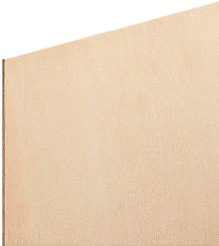 3MM 1/8" x 12" x 20" Baltic Birch Plywood - B/BB Grade (6pk) Ready for Glowforge Laser Printers - Perfect for Arts and Crafts, School Projects and Anderson Plywood