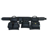 CLC Custom Leathercraft 5605 Professional Carpenters Combo Tool Belt, Black, 18 Pocket Custom Leathercraft