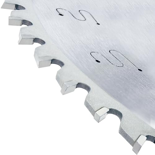 FOXBC 10-Inch Miter/Table Saw Blades, ATB, 60-Tooth, Thin Kerf Fine Finish Crosscut Blade with 5/8-Inch Arbor FOXBC