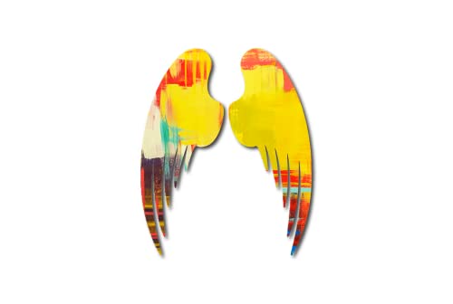 Henrik Unfinished Wood for Crafts - Wooden Angel Wings - Various Size, 1 Pcs, 7 in - WoodArtSupply