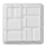 MEEDEN 8-Well Ceramic Artist Paint Palette, Square Porcelain Watercolor Palette, White Ceramic Mixing Tray for Gouache Painting, Oil Painting, MEEDEN