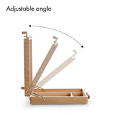 ARTIFY Adjustable Beechwood Tabletop Painting Easel, Table Sketch Box Easel, Desktop Artist Easel for Drawing (Easel Box) ARTIFY art supplies