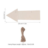 HERCHR Unfinished Wood Ornaments, 10 Pieces Unfinished Wood Sign Unfinished Wood Crafts Wood Blocks for Crafts Unfinished Unfinished Wood Cutting HERCHR