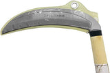 KAKURI Grass Sickle Garden Tool, Japanese Style Kama Weeding Sickle, 7.5" Stainless Steel Blade KAKURI