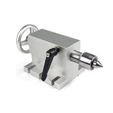 CNCTOPBAOS Engraving Machine Rotary 4th Axis,CNC Router Rotational Fourth A Axis,K12-100mm 4 Jaw Chuck Dividing Head,No Backlash Gapless Harmonic CNCTOPBAOS