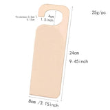 6pcs Unfinished Wood Door Knob Hangers Blank Natural Signs Plaque Gift Tag Memo Board for DIY Craft Home Hotel Meeting Session Office ULTNICE