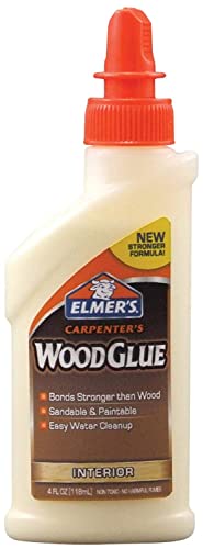 Elmer's E7000 Carpenter's Wood Glue, 4 Fl oz Elmer's
