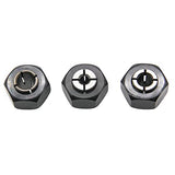 Thaekuns 3 piece Router Collet Kit 42999 1/4",42950 1/2" and 42975 3/8" Fits for PORTER CABLE models Thaekuns