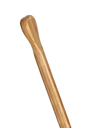 Seachoice 5.5 Ft. Wood Paddle, New Zealand Pine Construction, 19-11/16 in. X 5-7/8 in. Blade, Wide Top Hand Grip, Clear Finish, Tan SEACHOICE