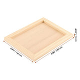 LEXININ 12 PCS 5.5 x 7 Inch Wooden Painting Panels, Unfinished Wood Canvas Boards, Wooden Cradled Painting Panel for Painting, Pouring Art, Crafts LEXININ