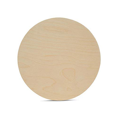 Wood Circles 10 inch, 1/4 Inch Thick, Birch Plywood Discs, Pack of 3 Unfinished Wood Circles for Crafts, Wood Rounds by Woodpeckers Woodpeckers