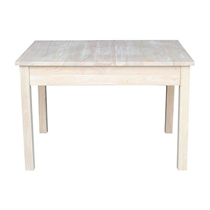 International Concepts Table with Lift Up Top for Storage, Unfinished