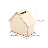 Zerodeko 5pcs Small House Coin Bank Piggy Bank Toy Small House Money Jar House Craft Kit Unfinished Craft House DIY Coin Bank Bulk Kids Toys Doddle Zerodeko