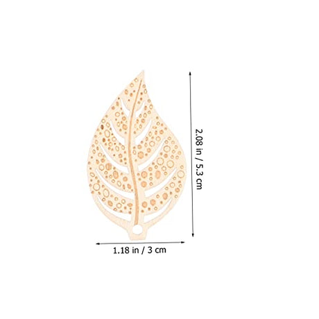 NOLITOY 10pcs Leaf DIY Wood Toys Leaves Decor Leaves for Crafts Vintage Accessories Decoupage Paper for Crafts Woody Toy Wood Trim Woodsy Decor NOLITOY