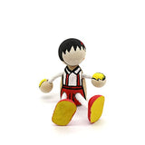 Kisangel 2 Pcs Unfinished Wood Peg Dolls Mini People Doll Robot Wooden Figures Decorative Peg Dolls Toy for Kids Painting DIY Craft Art Projects Kisangel