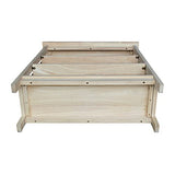 International Concepts 3 Tier Mission Shelf Unit, Unfinished IC International Concepts