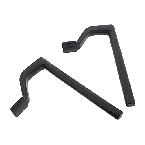 DCT Bench Holdfast Woodworking Tools – 8in Bench Holdfast Clamps Woodworking Bench Holddown Clamps, 2 Pack Deadwood Crafted Tools