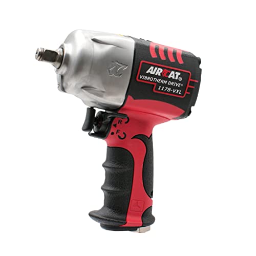 AIRCAT Pneumatic Tools 1178-VXL: 1/2-Inch Vibrotherm Drive Impact Wrench 1,300 ft-lbs - Standard Anvil AIRCAT
