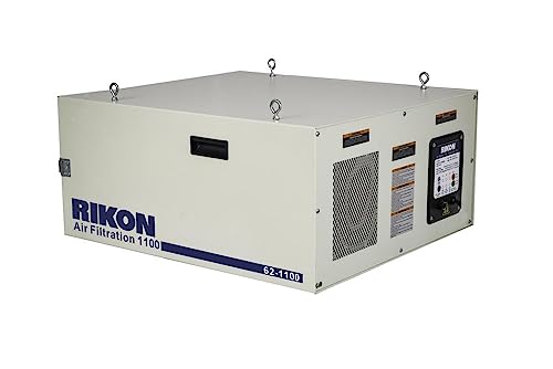 Rikon Air Filtration System With Remote Control 560/750/1000 Cfm - WoodArtSupply