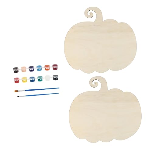 Artibetter 1 Set Unfinished Halloween Crafts Supplies Pendant Filler Drawing Board Label Crafts Ornaments Halloween Ornaments Accessories Blank Gift ARTIBETTER