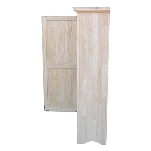 IC International Concepts Single Jelly Cabinet, 51-Inch, Unfinished IC International Concepts
