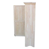 IC International Concepts Single Jelly Cabinet, 51-Inch, Unfinished IC International Concepts
