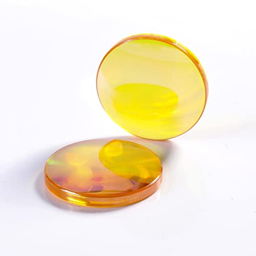 CNCOLETECH CO2 Laser Lens Dia:20mm FL:2.5" or 63.5mm Laser Mirror CVD ZnSe Focus Focal Lens for CO2 Laser Engraving Cutting Engraver/Cutter 40W-200W CNCOLETECH