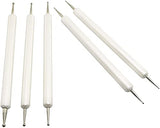 Longdex Embossing Stylus Set 5PCS 5 Size Double End Tracing Dotting Tool Stylus for Carbon Transfer Paper Mandala Rock Painting Pottery Clay Craft Longdex