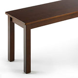 ZINUS Juliet Espresso Wood Bench Zinus