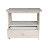 International Concepts Mission TV Stand, Unfinished IC International Concepts