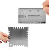 TIMESETL 14Pcs Guitar Luthier Tools Set Including Understring Guitar Radius Gauge, String Action Ruler Gauge, Guitar Notched Radius Gauges Guitar Set TIMESETL