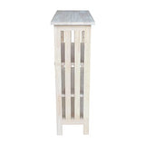 International Concepts 3 Tier Mission Shelf Unit, Unfinished IC International Concepts