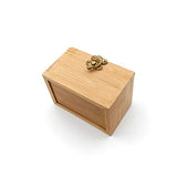 ARTIBETTER 1pc Box Wooden Storage Box Small Jewelry Cabinet with Lock Makeup Organizer for Drawer Unfinished Small Jewelry Storage Organizer Pen ARTIBETTER