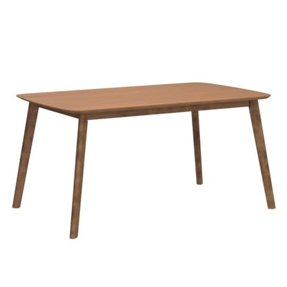 Christopher Knight Home Nyala Wood Dining Table, Natural Walnut Finish, 35.5 in x 59 in x 29.5 in