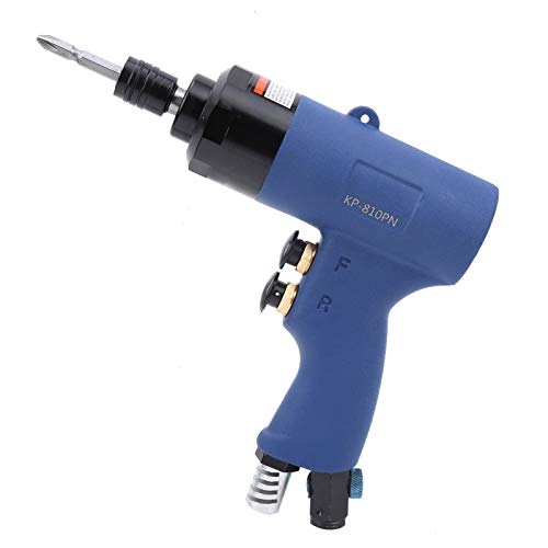 Pneumatic Air Screwdriver Impact Tapping Gun with Seesaw CW and CCW Switch and Double Hammer Strike Structure(Japanese air nozzle) - WoodArtSupply