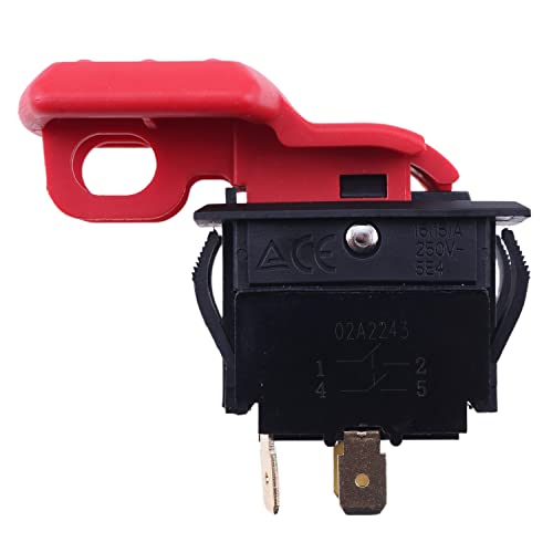 Holdia Table Saw Switch 5140033-00 514003300 Compatible with DeWalt DWE7480 DWE7480 DW745 DW745 DW745 DW745 WoodArtSupply
