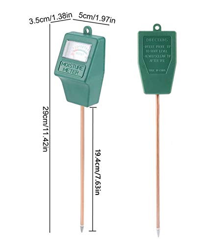 Hathdia Soil Moisture Meter,Plant Hygrometer Moisture Sensor Plant Water Monitor for Potted Plants,Garden,Farm, Lawn(No Battery Needed)