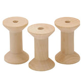 Anneome 100 Pcs Flossers Embroidery Kit Wooden Craft Spools Wood Thread Spools Dental Floss Winding To Weave Anneome