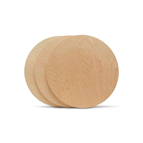 Wood Circles 10 inch 1/2 inch Thick, Unfinished Birch Plaques, Pack of 1 10 inch Wood Circle for Crafts and Blank Sign Rounds, by Woodpeckers Woodpeckers