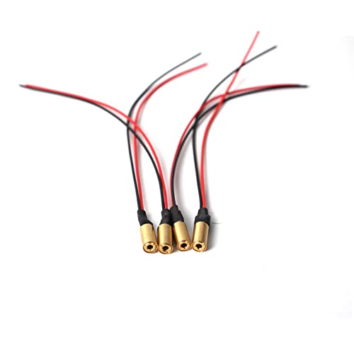 650nm red light laser module industrial laser module adjustable focal length6.2mm(point-2packs) BEITESI