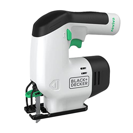 BLACK+DECKER reviva 12V MAX Jig Saw, Cordless, Ideal for Wood, Metal, or Plastic (REVCJS12C) BLACK+DECKER