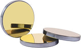 OMTech Laser Cutting Mirror Set, 25mm Gold Coated Silicon Replacement Mirrors for CO2 Laser Engraving Machines, 3mm High Transmittance Si Mirrors for OMTech
