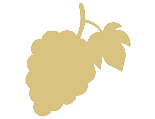 Grape Cutout Unfinished Wood Kitchen Winery Everyday Door Hanger MDF Shape Canvas Style 2 Diverse Woodworking