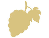 Grape Cutout Unfinished Wood Kitchen Winery Everyday Door Hanger MDF Shape Canvas Style 2 Diverse Woodworking