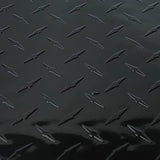 PRFFWK Truck Bed Tool Box Trailer Storage Tool Box Black Aluminum Heavy Duty Pick Up Truck Bed RV Toolbox Diamond Plate with Lock & Keys PRFFWK