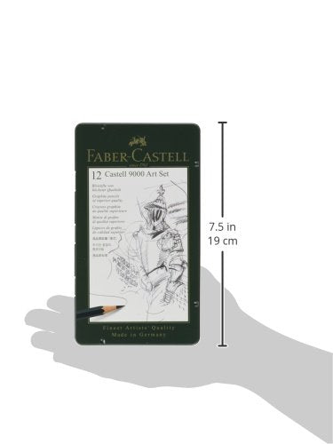 Faber-Castell 9000 Graphite Sketch Pencil Sets Art 8B - 2H set of 12 Faber-Castell