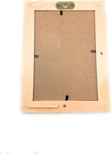 Oojami Unfinished Solid Wood Picture Frames for Arts Crafts, DIY Painting Project Stand or Hang on The Wall 6x8 Frame Size Holds 6x4 Pictures for Oojami