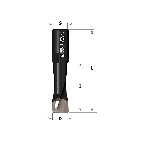 CMT 380.100.11 Bit for Domino Jointing Machines by Festool DF500, 10mm (25/64-Inch), M6x0.75mm Shank - WoodArtSupply