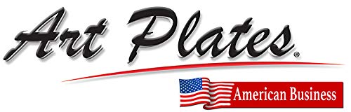 Art Plates - Duplex Outlet Cover Decorative Metal Wall Plate - 1 Gang Outlet Plug Cover - Black Diamond Plate (PRINTED IMAGE) - (Made in USA) Art Plates